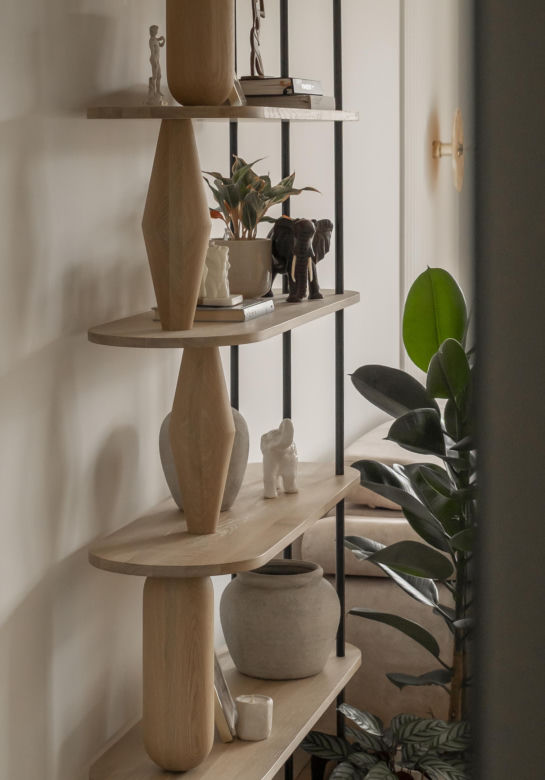 Mieszkanie architekta w Poznaniu inspirowane organicznymi kształtami