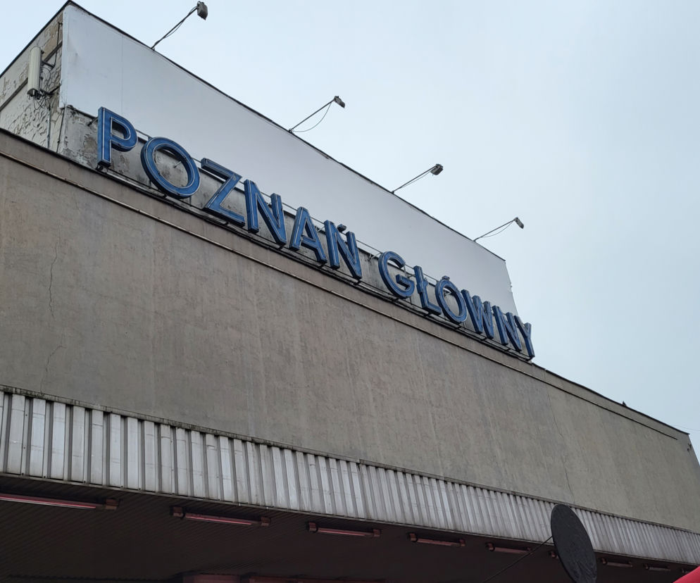 Stary budynek dworca Poznań Główny