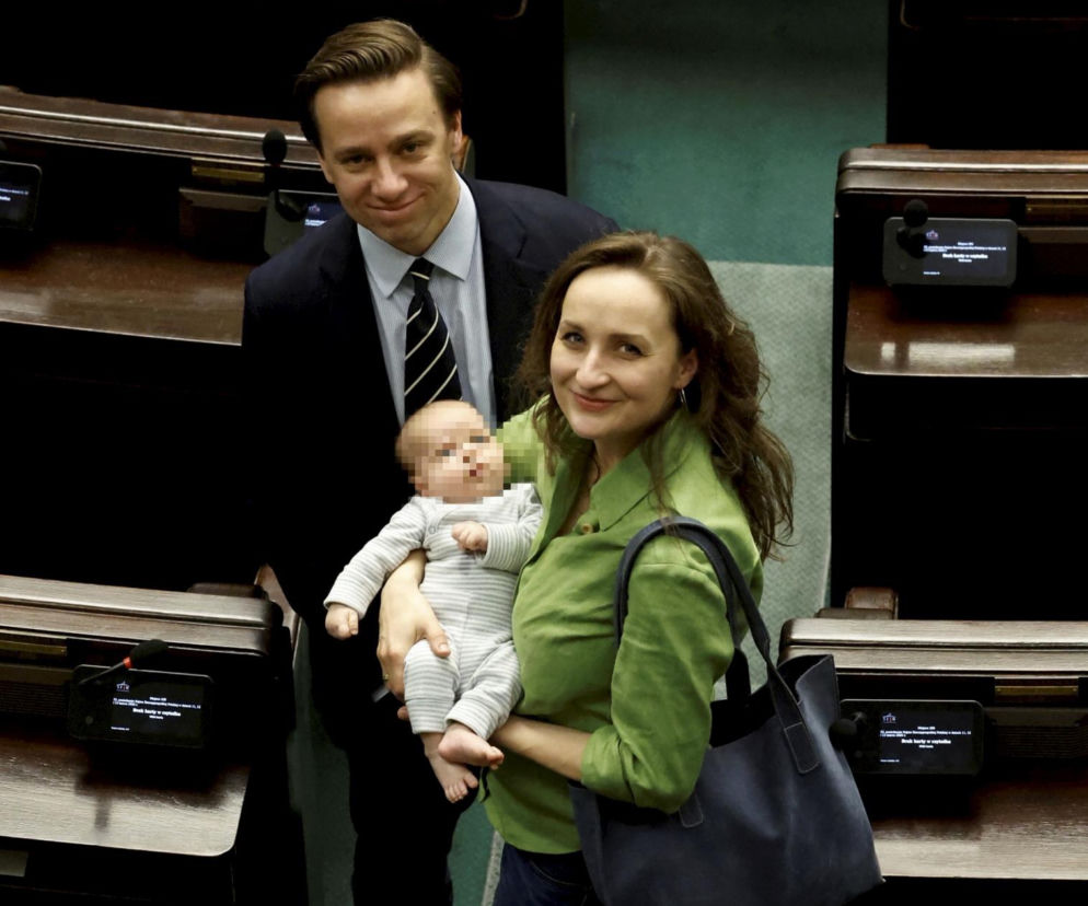 Krzysztof Bosak z rodziną