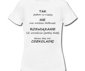 Bluzka ciążowa z nadrukiem 5