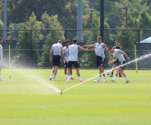 Robert Lewandowski trenuje w Chicago Fire
