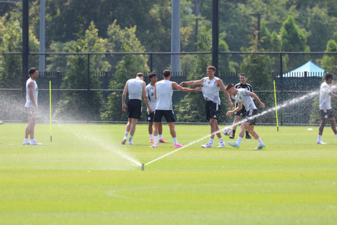 Robert Lewandowski trenuje w Chicago Fire