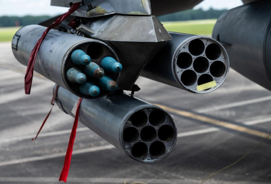 Uzbrajanie F-16C w rakiety APKWS do zwalczania dronów