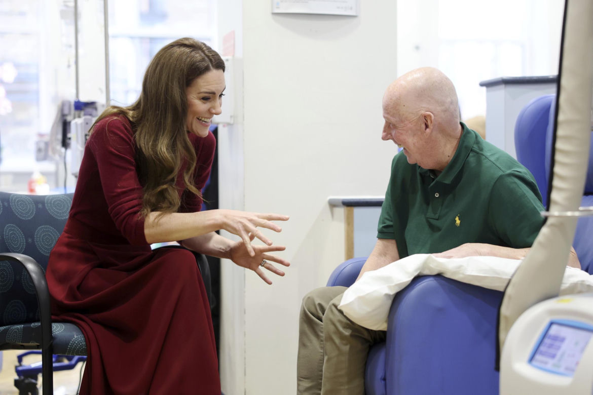 Kate wróciła do szpitala, w którym leczyła raka