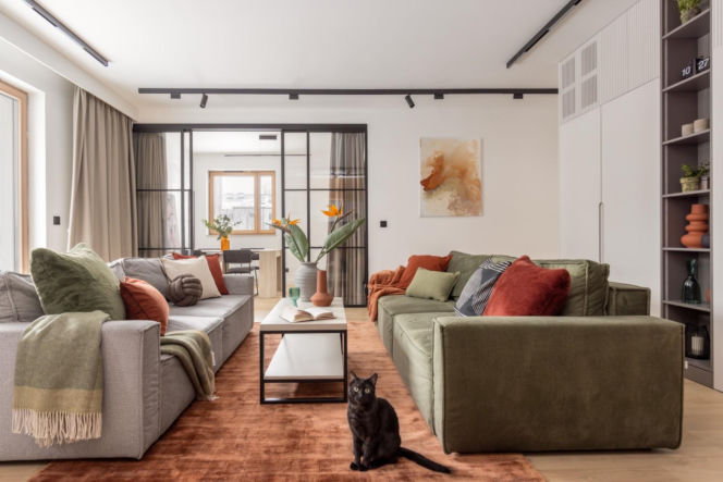 Mieszkanie projektu WOZ. design na Kolejowej, Warszawa