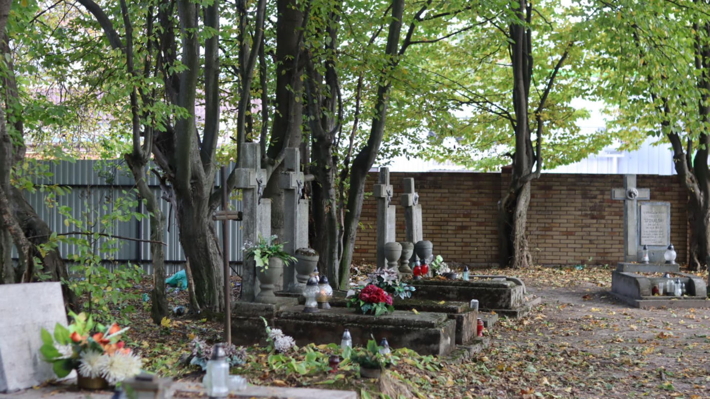 Lubelski cmentarz ukryty wśród drzew. Pochowani tu są mariawici. Zobacz