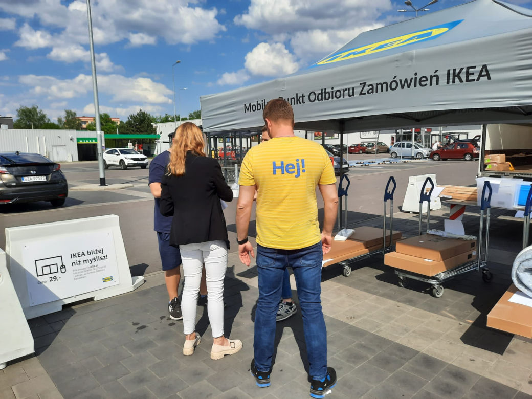 IKEA w Zawierciu uruchomiła mobilny punkt odbioru