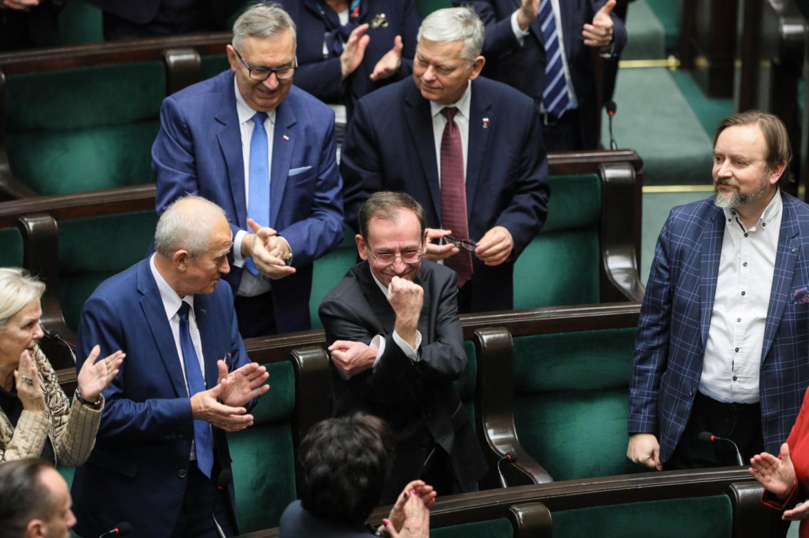 Mariusz Kamiński i Maciej Wąsik pojawili się w Sejmie