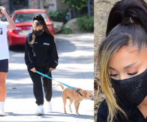 Ariana Grande z psem