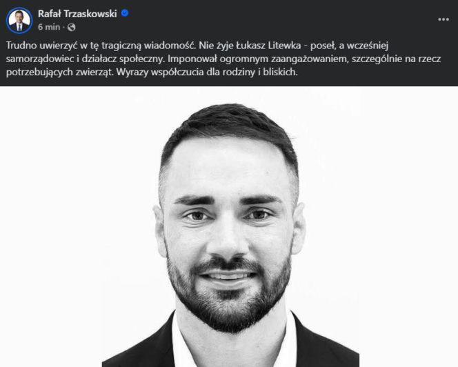 Nie żyje Łukasz Litewka