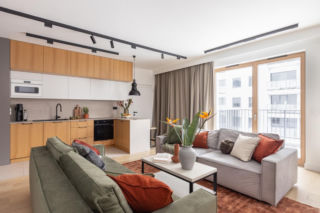 Mieszkanie projektu WOZ. design na Kolejowej, Warszawa