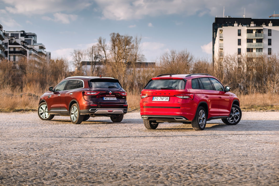 Renault Koleos 2.0 dCi 190 KM X-Tronic 4x4 Initiale Paris vs. Skoda Kodiaq 2.0 TDI 190 KM DSG7 4x4 Sportline