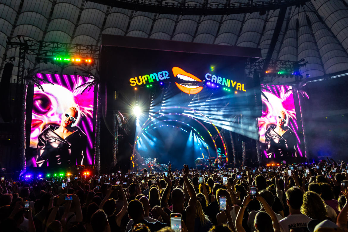 Koncert Pink na PGE Narodowym w Warszawie