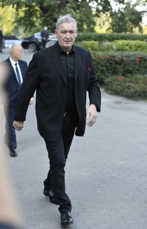 Trumna z ciałem Piotra Woźniaka-Staraka