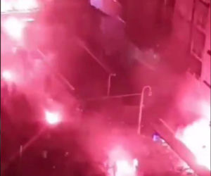 Zamieszki w Zagrzebiu z udziałem kibiców Legii Warszawa