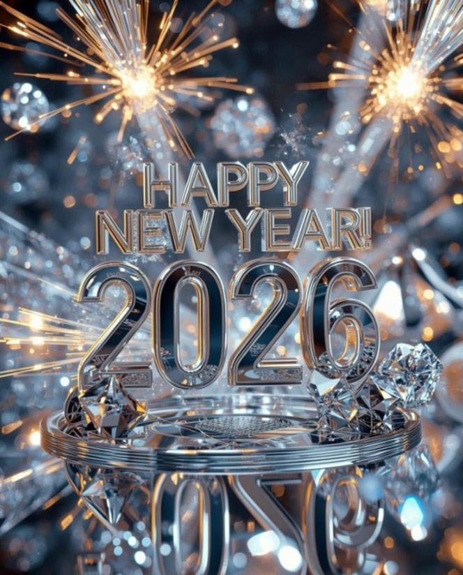 Gify na Sylwestra i kartki na Nowy Rok 2026