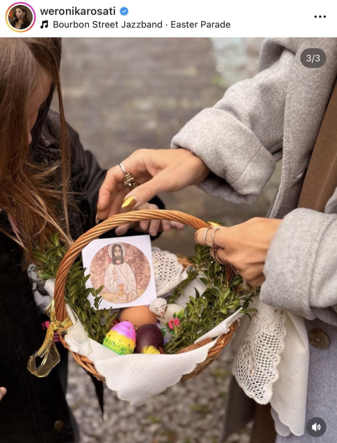 Gwiazdy i ich wielkanocne koszyki