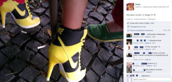 Doda w PODRÓBKACH Nike - ZDJĘCIA