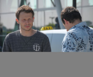 Pierwsza miłość. Radek (Mateusz Banasiuk), Kaśka (Misiek Koterski)