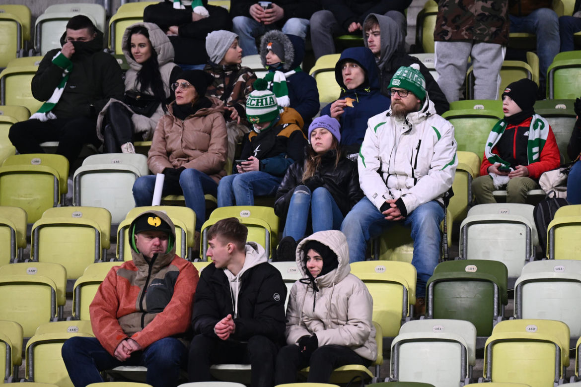 Kibice na meczu Lechia - Śląsk. Zobacz zdjęcia z trybun!