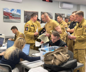 Strażacy ze świętokrzyskiego badają się w pracy