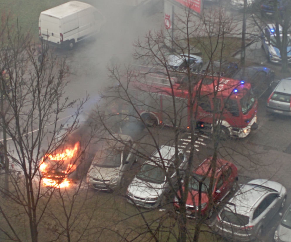 Pożar przy ul. Łukowej 1