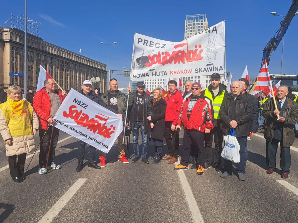 Protest rolników w Krakowie. 20.03.2024
