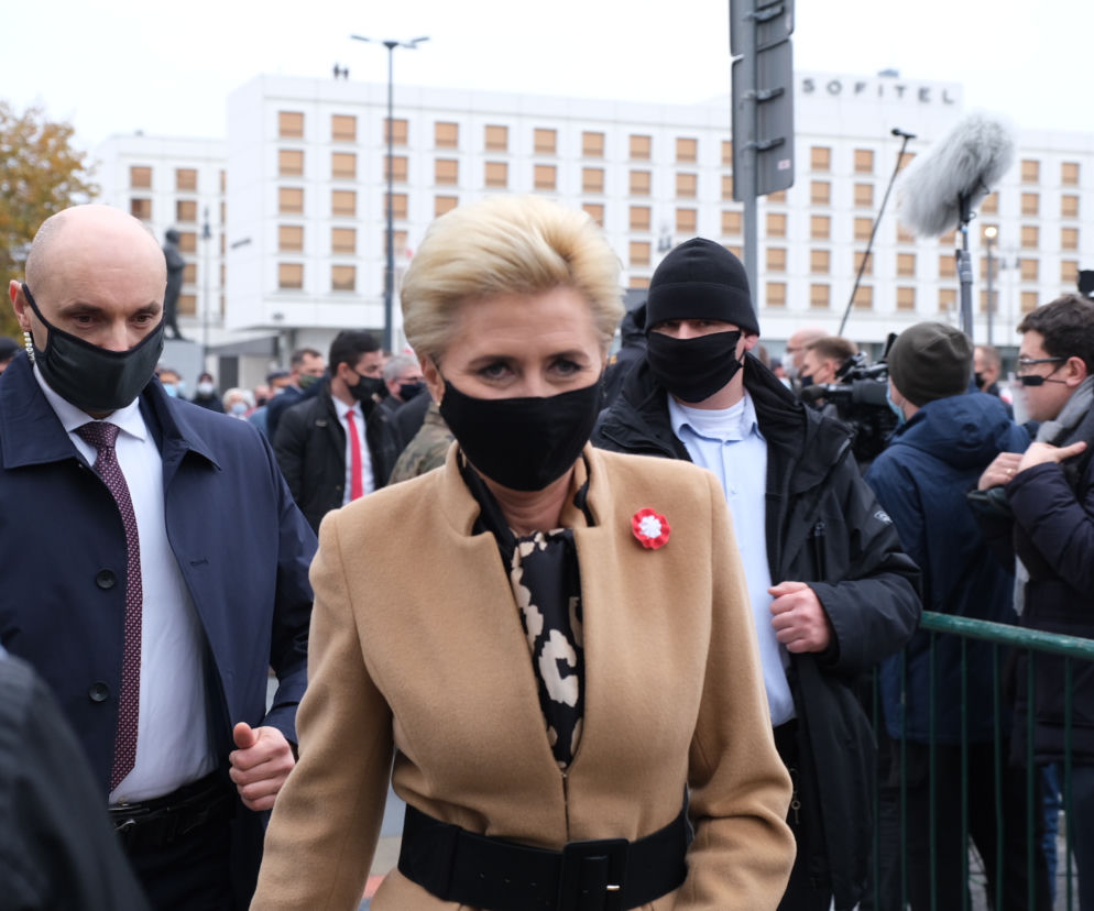 Agata Duda na Święcie Niepodległości