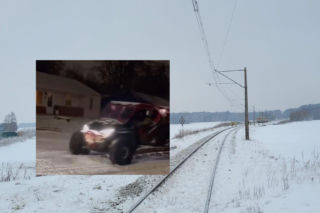 Quady zamiast koni i łodzie w zastępstwie sań. Kuligi na bogato tylko w tym rejonie Podlasia!