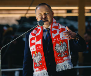 Karol Nawrocki wziął udział w Patriotycznej Pielgrzymce Kibiców na Jasnej Górze