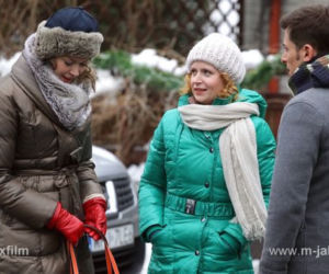M jak miłość odc. 995. Marek Mostowiak (Kacper Kuszewski), Ewa Kolęda (Dominika Kluźniak), Anna Gruszyńska (Tamara Arciuch) 