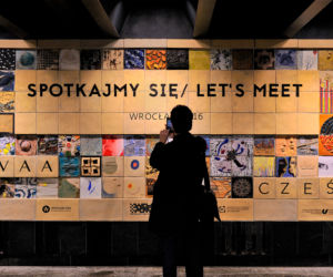 Mural w przejściu Słodowym