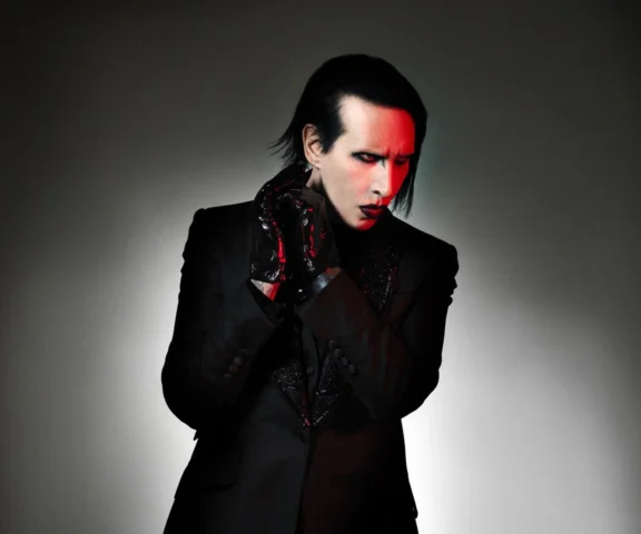 Marilyn Manson sfotografowany przez żonę w Łodzi! Muzyk wydaje nową płytę