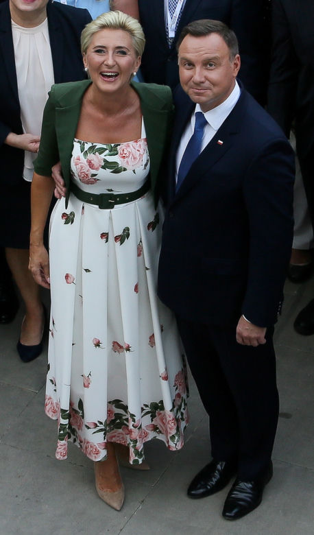 Dudowa i Tusk wspierają Owsiaka.
