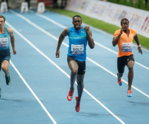 Usain Bolt podczas Memoriału Kamili Skolimowskiej
