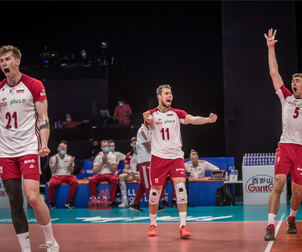 Siatkówka, Liga Narodów, Polska - Australia, Tomasz Fornal, Fabian Drzyzga, Łukasz Kaczmarek