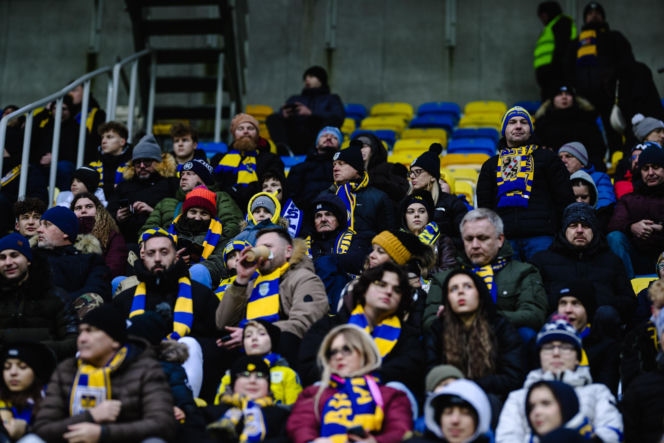 Arka Gdynia - Raków Częstochowa, zdjęcia kibiców i piłkarzy z meczu 17. kolejki PKO BP Ekstraklasy