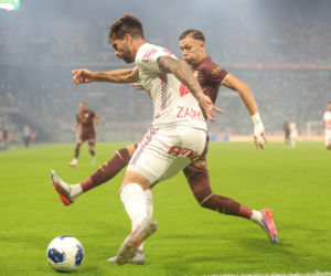 Górnik Zabrze - AS Monaco: Zdjęcia kibiców i zawodników z meczu eliminacji Ligi Konferencji