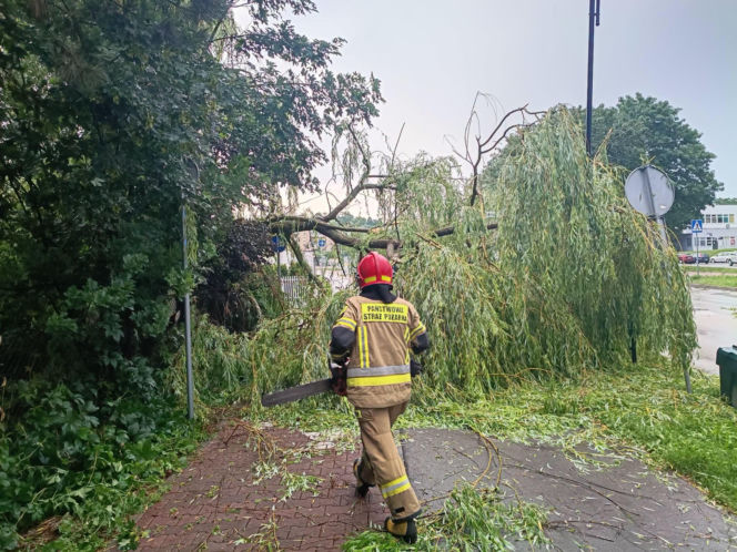Groźne burze w Świętokrzyskiem (22.06.2026)
