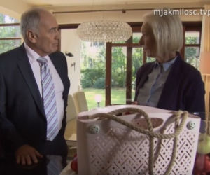 M jak miłość. Argasiński (Karol Strasburger), Bogna (Katarzyna Skolimowska)