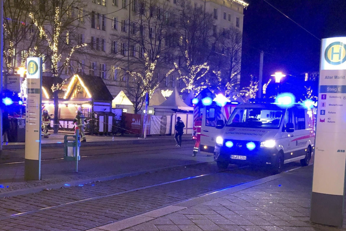 Horror na jarmarku. Samochód wjechał w tłum ludzi
