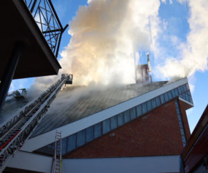 Pożar kościoła w Lublinie