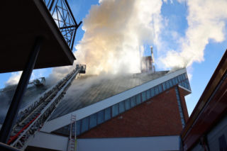 Pożar kościoła w Lublinie