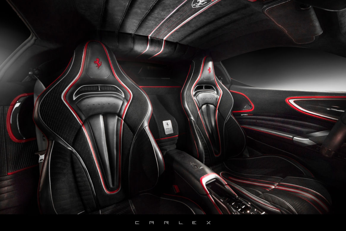 Ferrari SF90 z wnętrzem Carlex Design