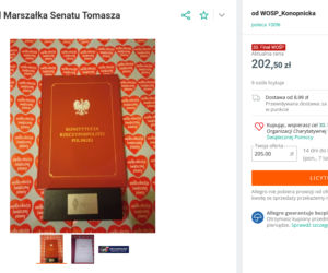 30. finał WOŚP - licytacje w Szczecinie i Zachoniopomorskiem