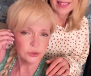 Barwy szczęścia nowy sezon na planie. Małgorzata (Adrianna Biedrzyńska), Malwina (Joanna Gleń)