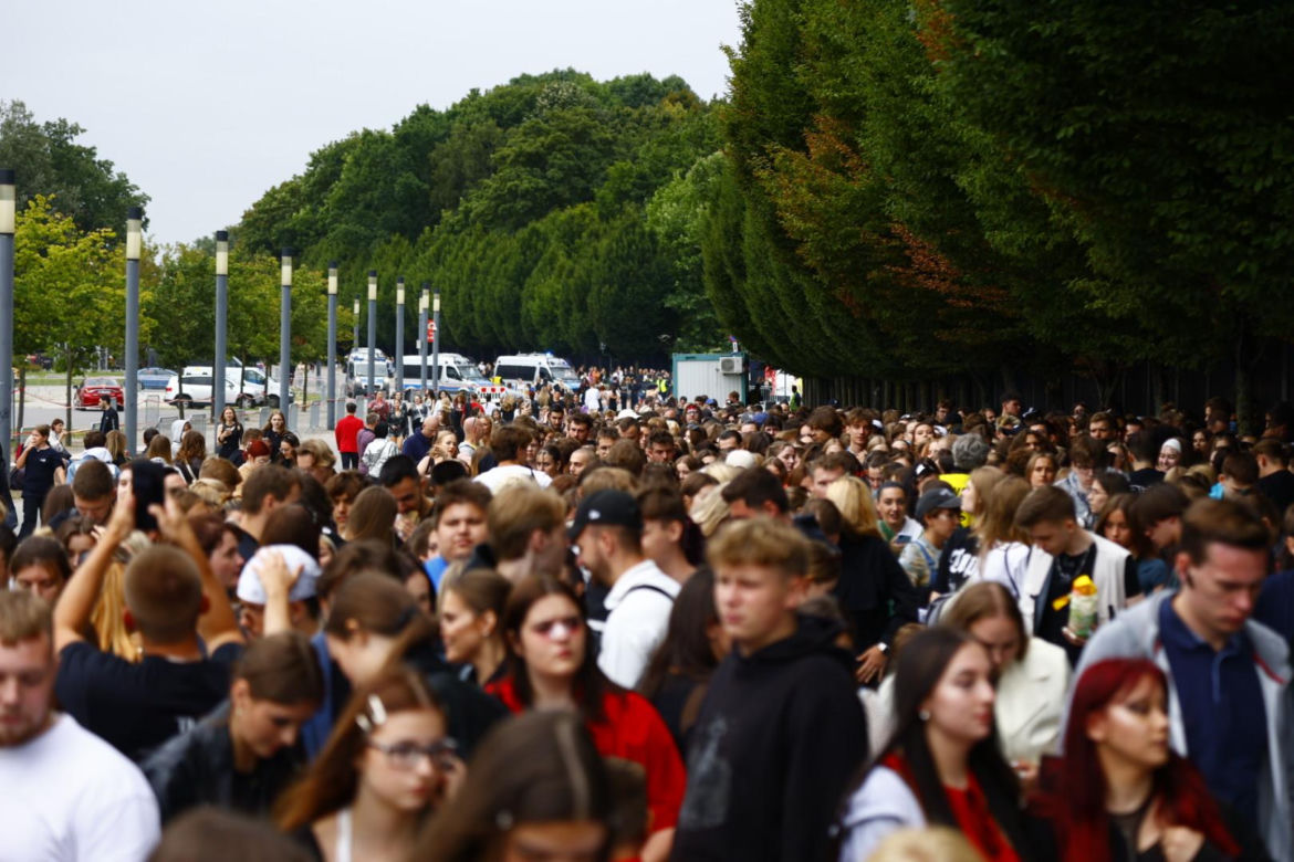 Koncert The Weeknd w Warszawie. Zdjęcia spod PGE Narodowego