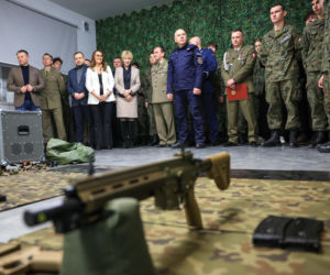 Otwarcie wirtualnej strzelnicy na Woli