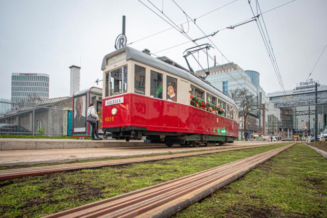 Tramwaj na Rakowieckiej