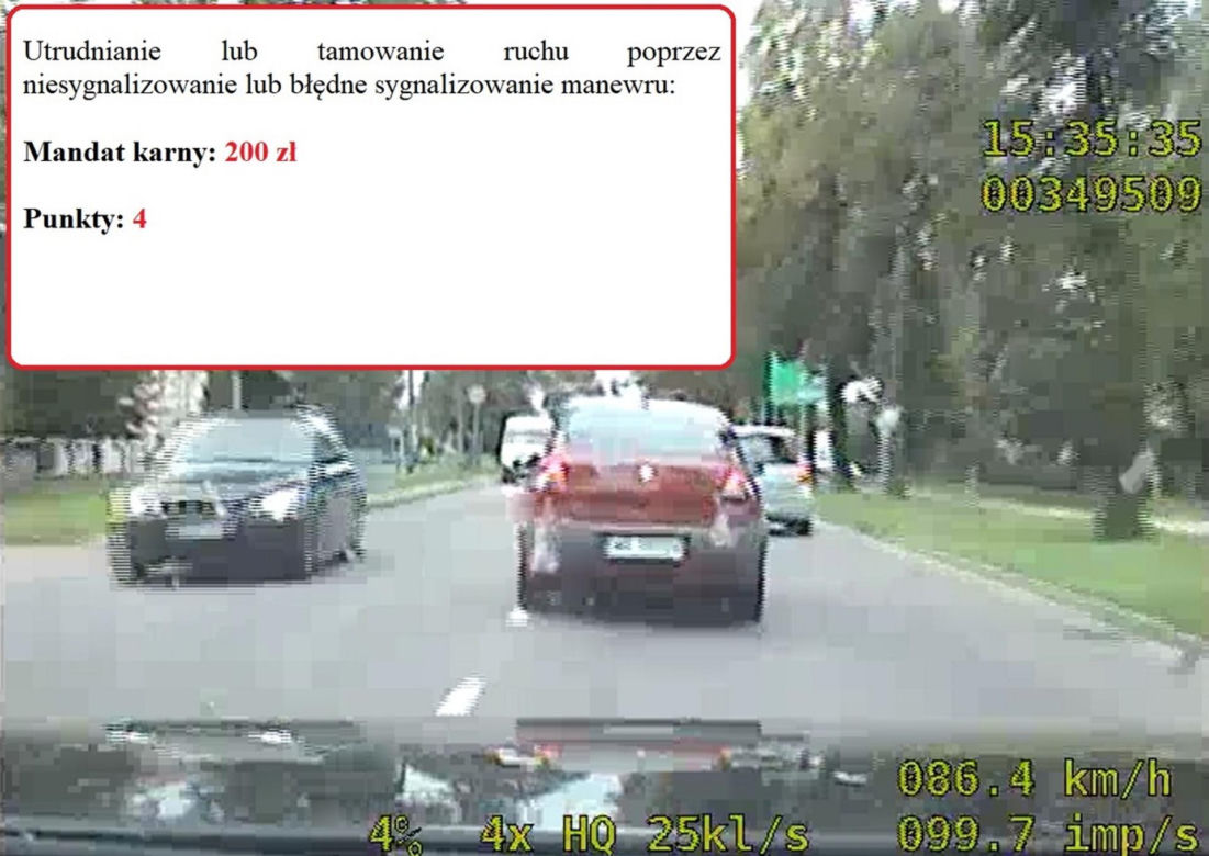 Pruł starym renault przez miasto. 265 pkt karnych i dwie kolizje